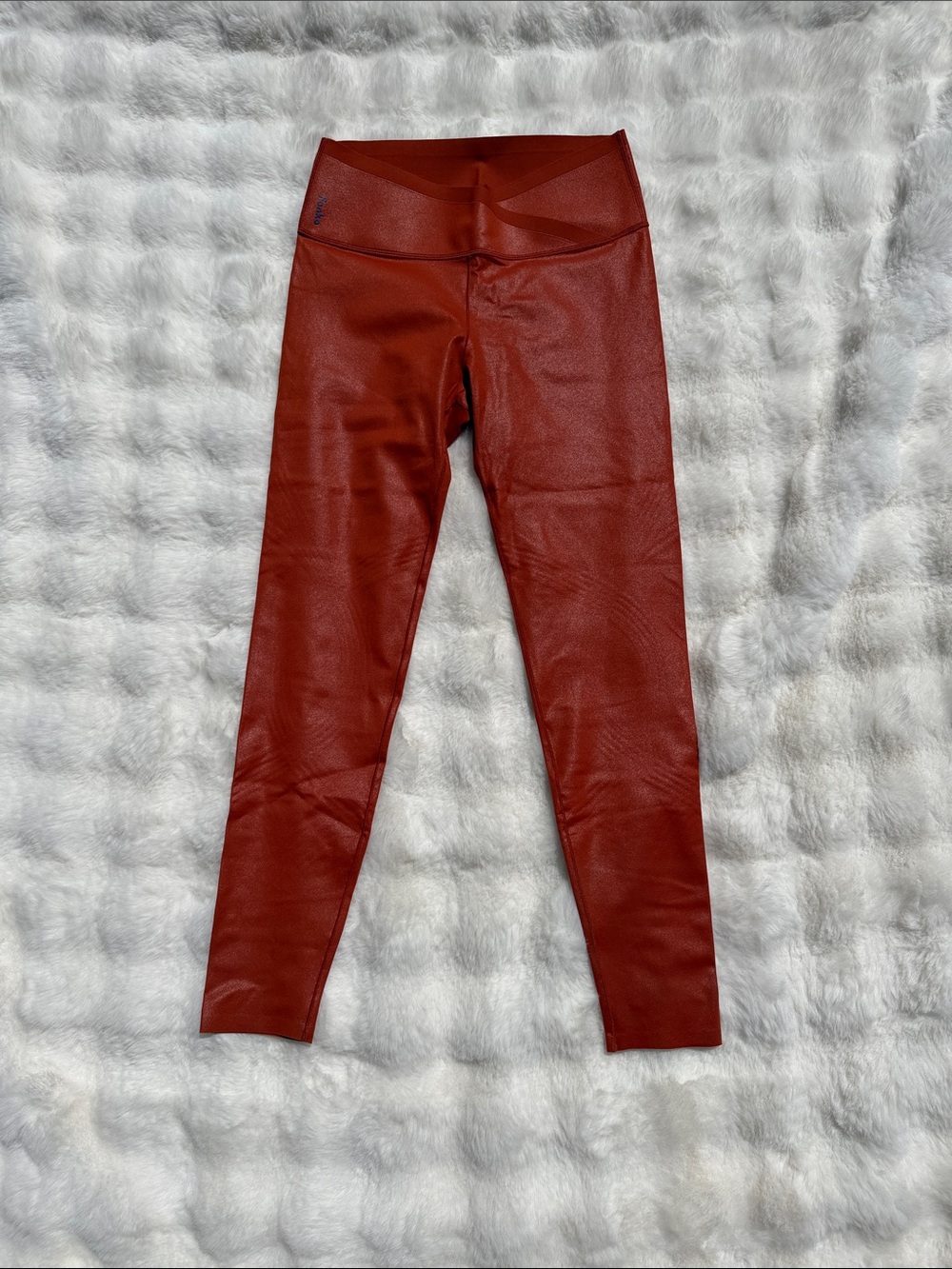 Fanka body sculpt leggings. No size tag. Small per size guide- Faux leather